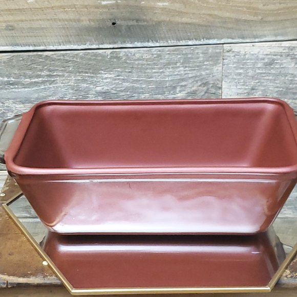 Anchor Hocking Non-Stick Brick Red Loaf Pan - Picture 2 of 6
